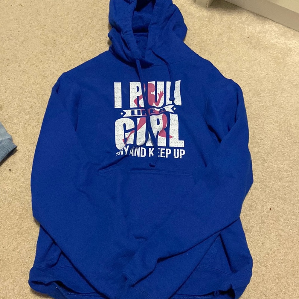 port and company running hoodie - womens s